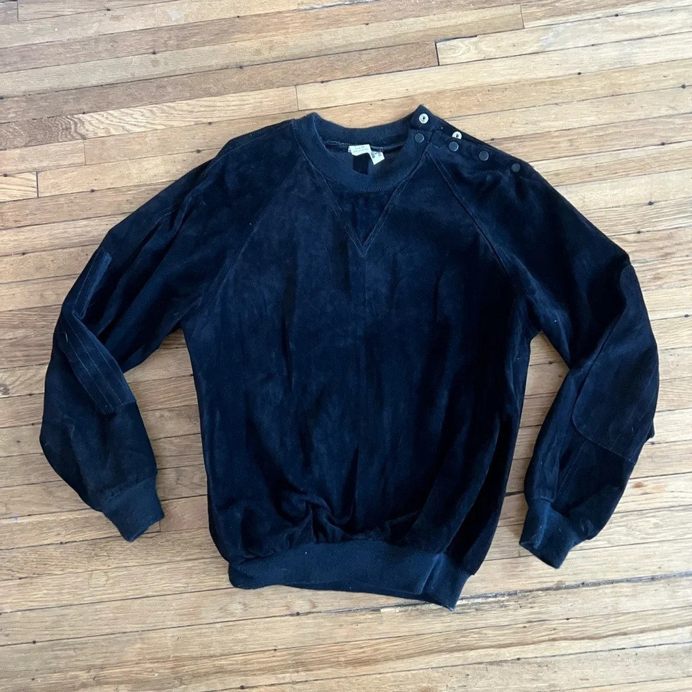 Vintage Authentic Suede Sweater Shirt | M